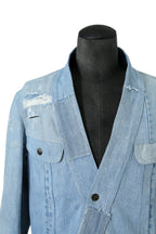 極美品 GREG LAUREN グレッグローレン / 23SS VINTAGE DENIM GL1 TRUCKER JACKET / size 2 (INDIGO) デニム ジャケット
