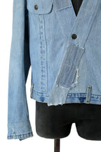 極美品 GREG LAUREN グレッグローレン / 23SS VINTAGE DENIM GL1 TRUCKER JACKET / size 2 (INDIGO) デニム ジャケット