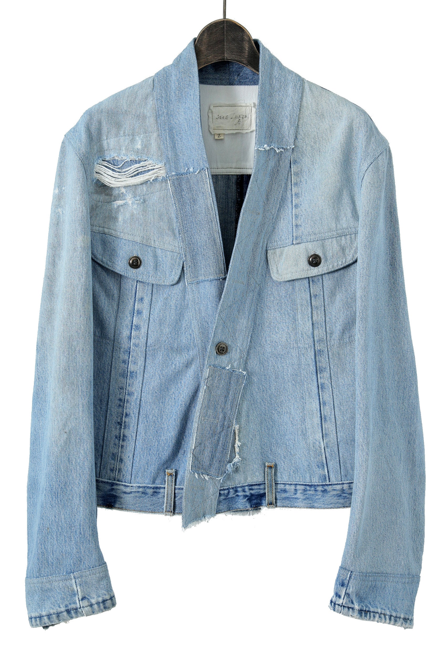 極美品 GREG LAUREN グレッグローレン / 23SS VINTAGE DENIM GL1 TRUCKER JACKET / size 2 (INDIGO) デニム ジャケット