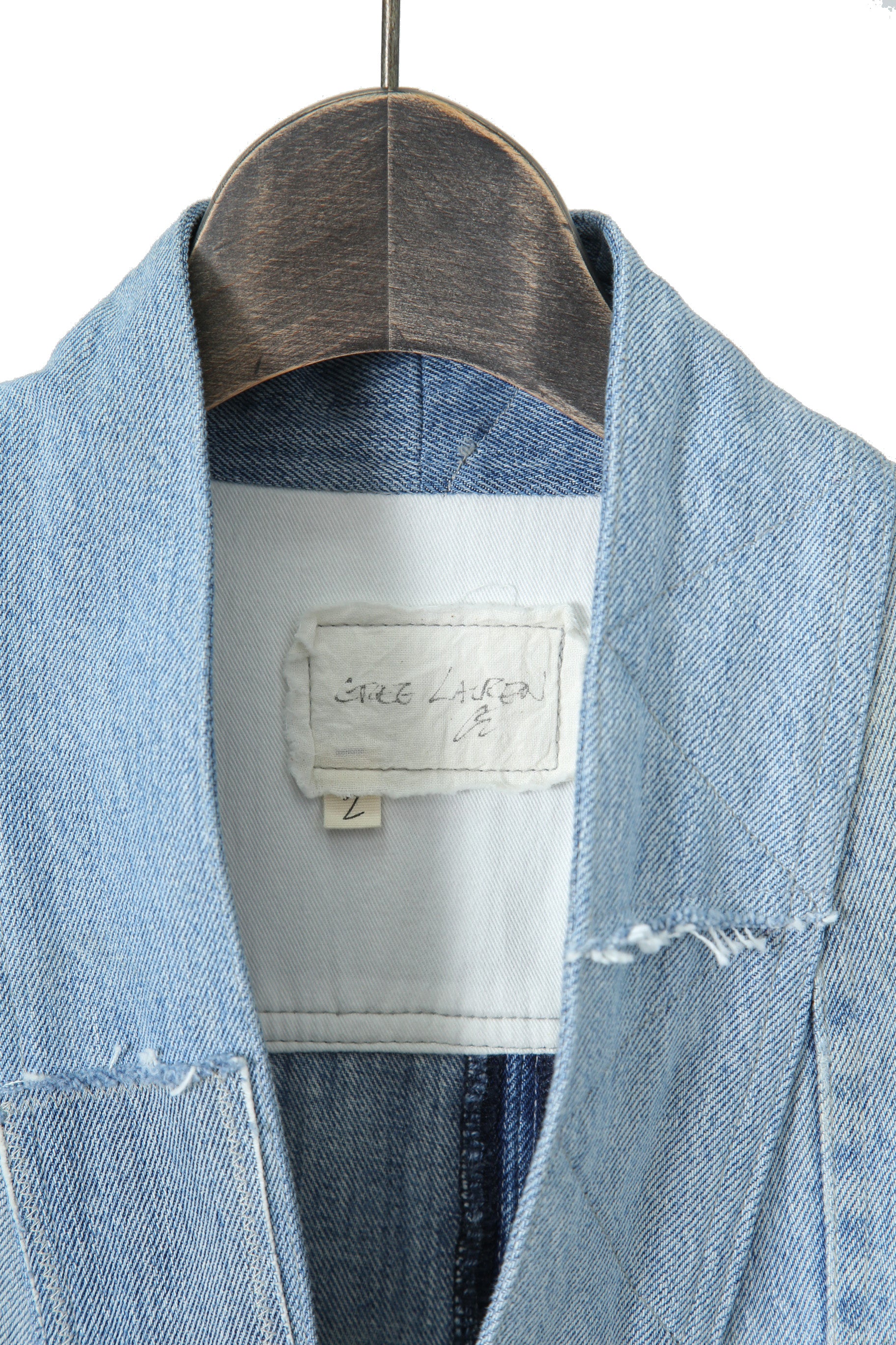 極美品 GREG LAUREN グレッグローレン / 23SS VINTAGE DENIM GL1 TRUCKER JACKET / size 2 (INDIGO) デニム ジャケット
