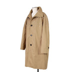CELINE セリーヌ / 22AW 美品 エディ期 / スタッズ 中綿 スタンドカラー コート / テクニカルコットン / 2M967004N /size 44 (BEIGE)