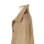 CELINE セリーヌ / 22AW 美品 エディ期 / スタッズ 中綿 スタンドカラー コート / テクニカルコットン / 2M967004N /size 44 (BEIGE)