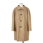 CELINE セリーヌ / 22AW 美品 エディ期 / スタッズ 中綿 スタンドカラー コート / テクニカルコットン / 2M967004N /size 44 (BEIGE)