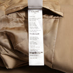 CELINE セリーヌ / 22AW 美品 エディ期 / スタッズ 中綿 スタンドカラー コート / テクニカルコットン / 2M967004N /size 44 (BEIGE)