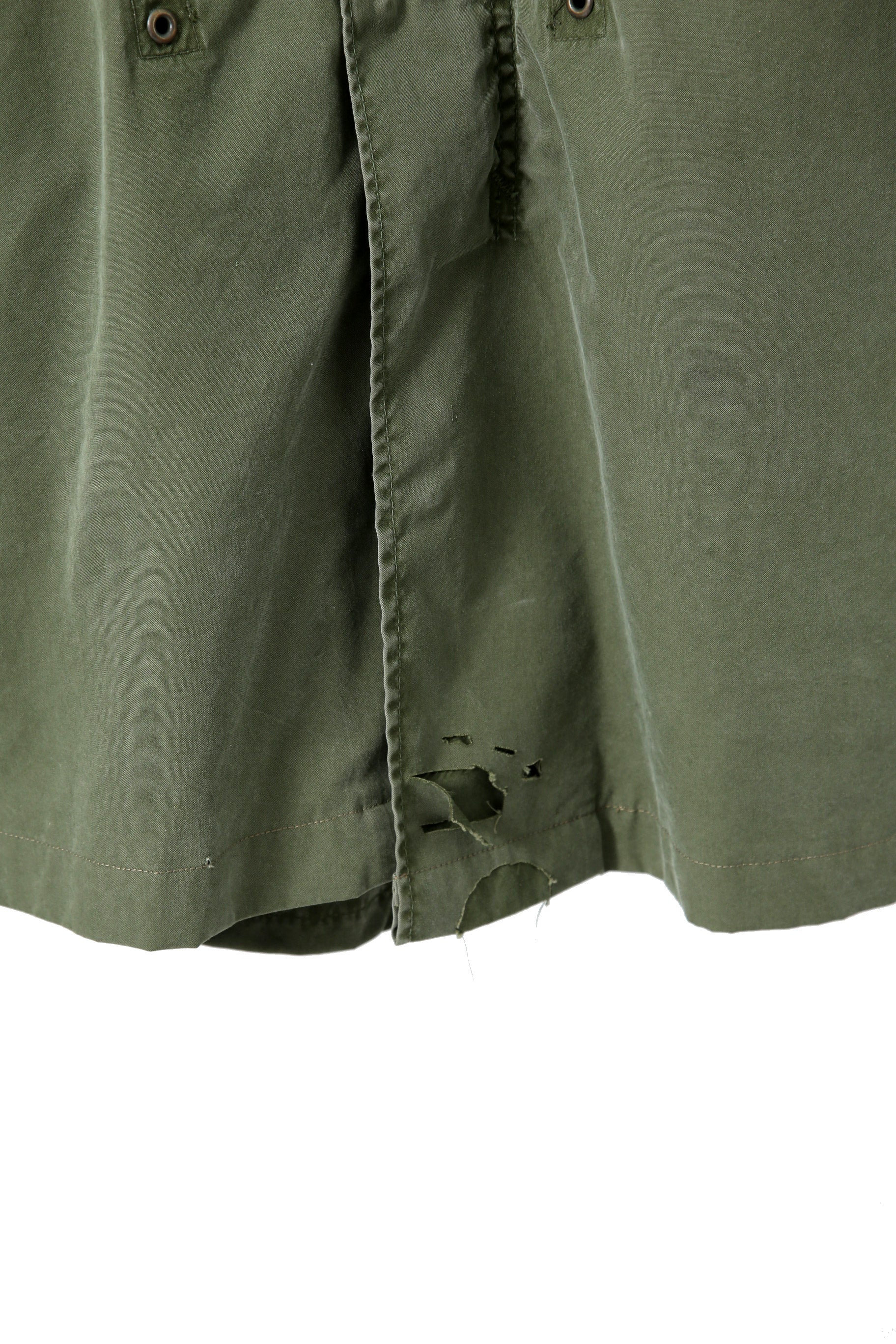新品 GREG LAUREN グレッグローレン / 21AW OFFICER FISHTAIL PARKA 50/50 MODERN ARTEIST COAT / size 2 NAVY×KHAKI アーティスト コート