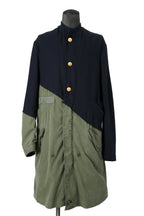 新品 GREG LAUREN グレッグローレン / 21AW OFFICER FISHTAIL PARKA 50/50 MODERN ARTEIST COAT / size 2 NAVY×KHAKI アーティスト コート