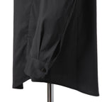 DEVOA デヴォア / 23AW 美品 schoeller 2way Stretch long sleeve shirts / 長袖シャツ / size 2 (CHARCOAL BLACK)