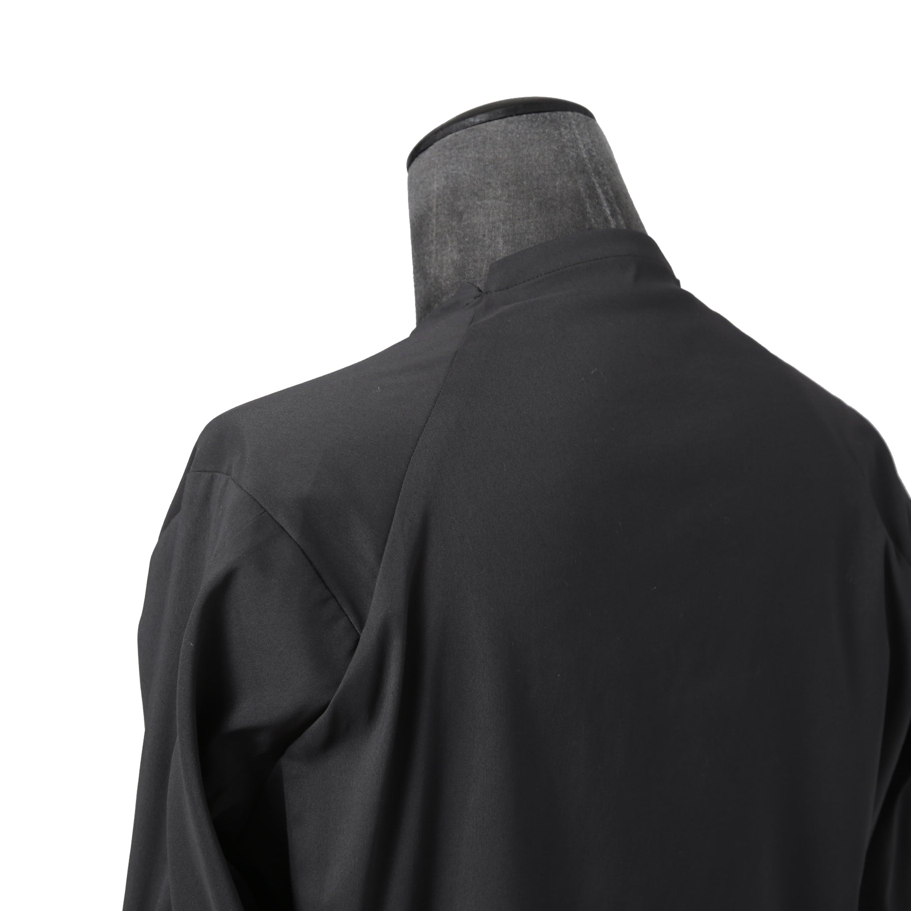 DEVOA デヴォア / 23AW 美品 schoeller 2way Stretch long sleeve shirts / 長袖シャツ / size 2 (CHARCOAL BLACK)