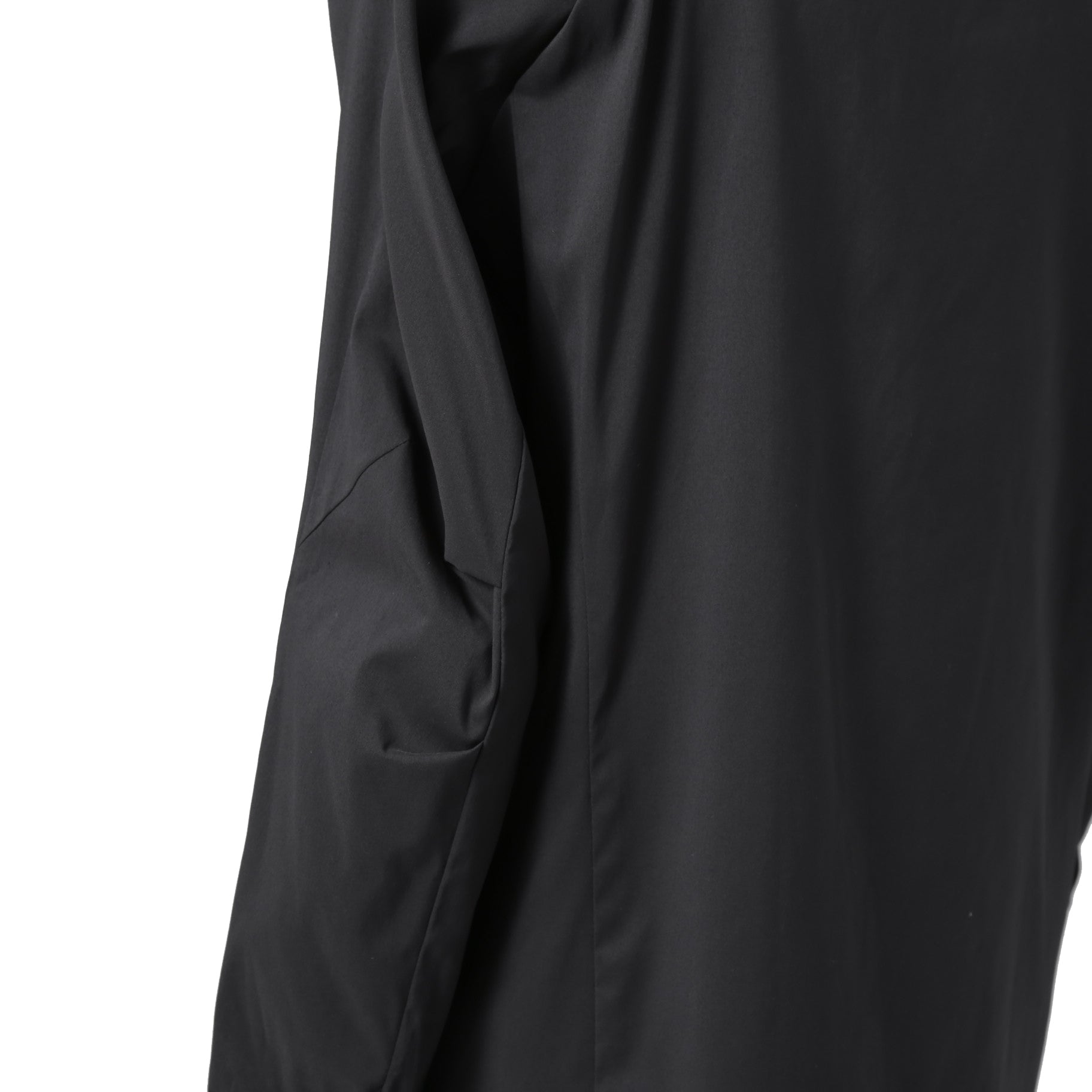 DEVOA デヴォア / 23AW 美品 schoeller 2way Stretch long sleeve shirts / 長袖シャツ / size 2 (CHARCOAL BLACK)