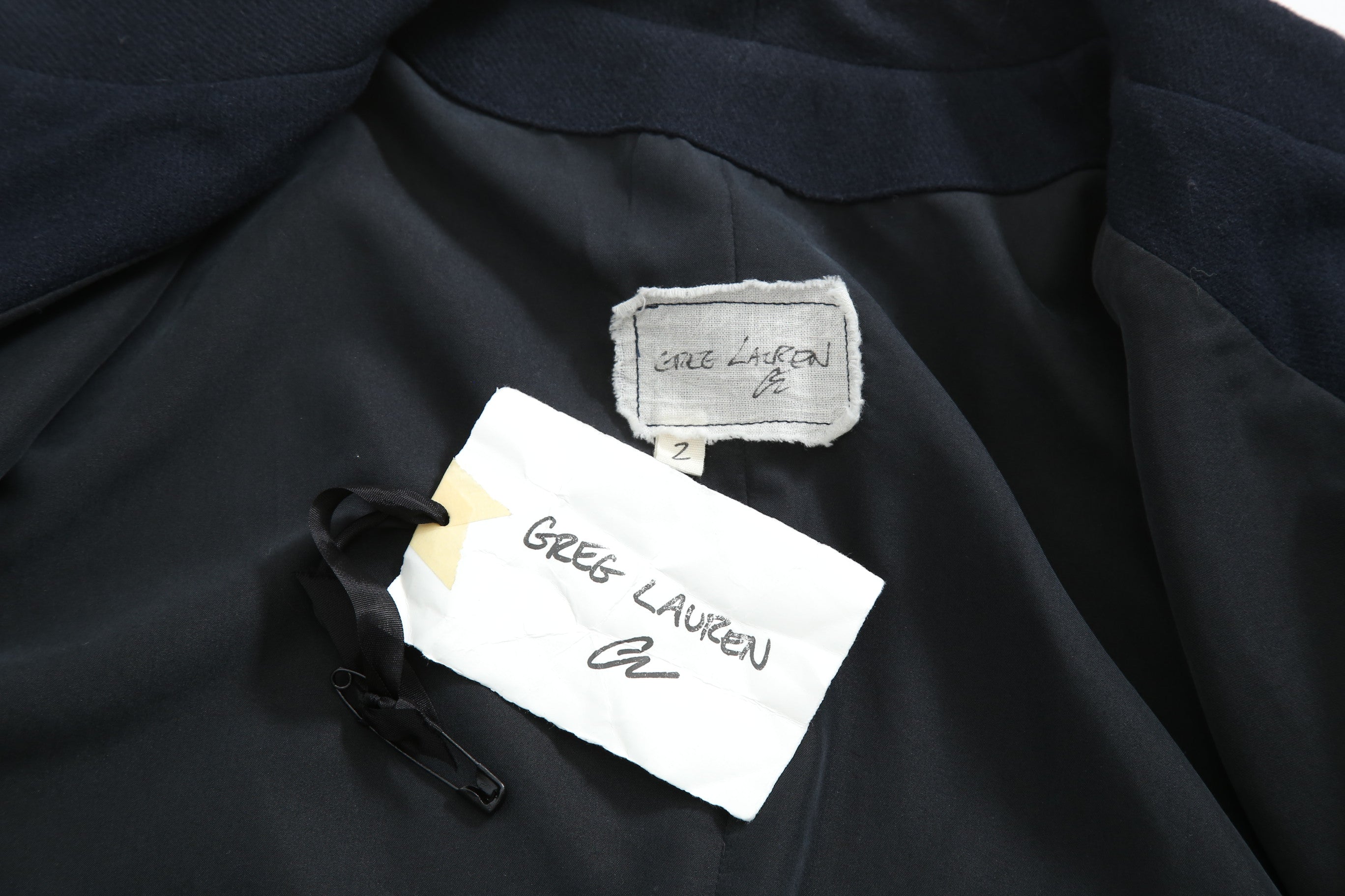 新品 GREG LAUREN グレッグローレン / 21AW OFFICER FISHTAIL PARKA 50/50 MODERN ARTEIST COAT / size 2 NAVY×KHAKI アーティスト コート