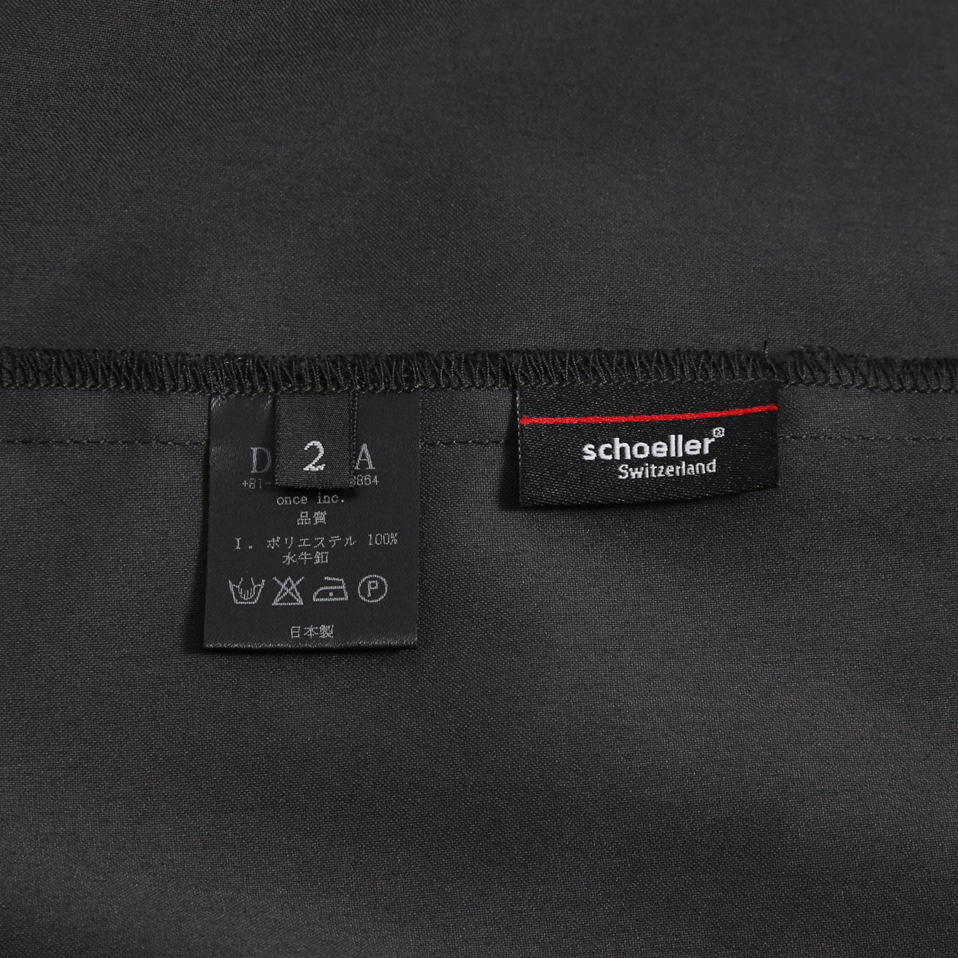 DEVOA デヴォア / 23AW 美品 schoeller 2way Stretch long sleeve shirts / 長袖シャツ / size 2 (CHARCOAL BLACK)