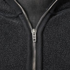 BALENCIAGA バレンシアガ / 24SS 美品 POLITICAL CAMPAIGN INSIDE-OUT ZIP-UP HOODIE / パーカー / size 2 (フェード ブラック)