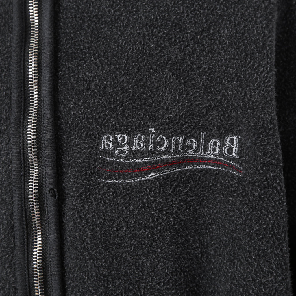 BALENCIAGA バレンシアガ / 24SS 美品 POLITICAL CAMPAIGN INSIDE-OUT ZIP-UP HOODIE / パーカー / size 2 (フェード ブラック)