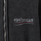 BALENCIAGA バレンシアガ / 24SS 美品 POLITICAL CAMPAIGN INSIDE-OUT ZIP-UP HOODIE / パーカー / size 2 (フェード ブラック)