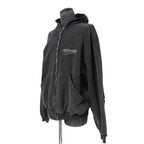 BALENCIAGA バレンシアガ / 24SS 美品 POLITICAL CAMPAIGN INSIDE-OUT ZIP-UP HOODIE / パーカー / size 2 (フェード ブラック)