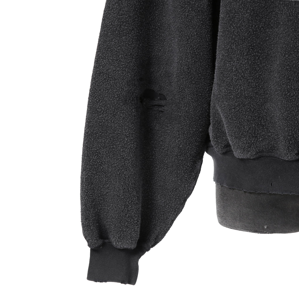 BALENCIAGA バレンシアガ / 24SS 美品 POLITICAL CAMPAIGN INSIDE-OUT ZIP-UP HOODIE / パーカー / size 2 (フェード ブラック)