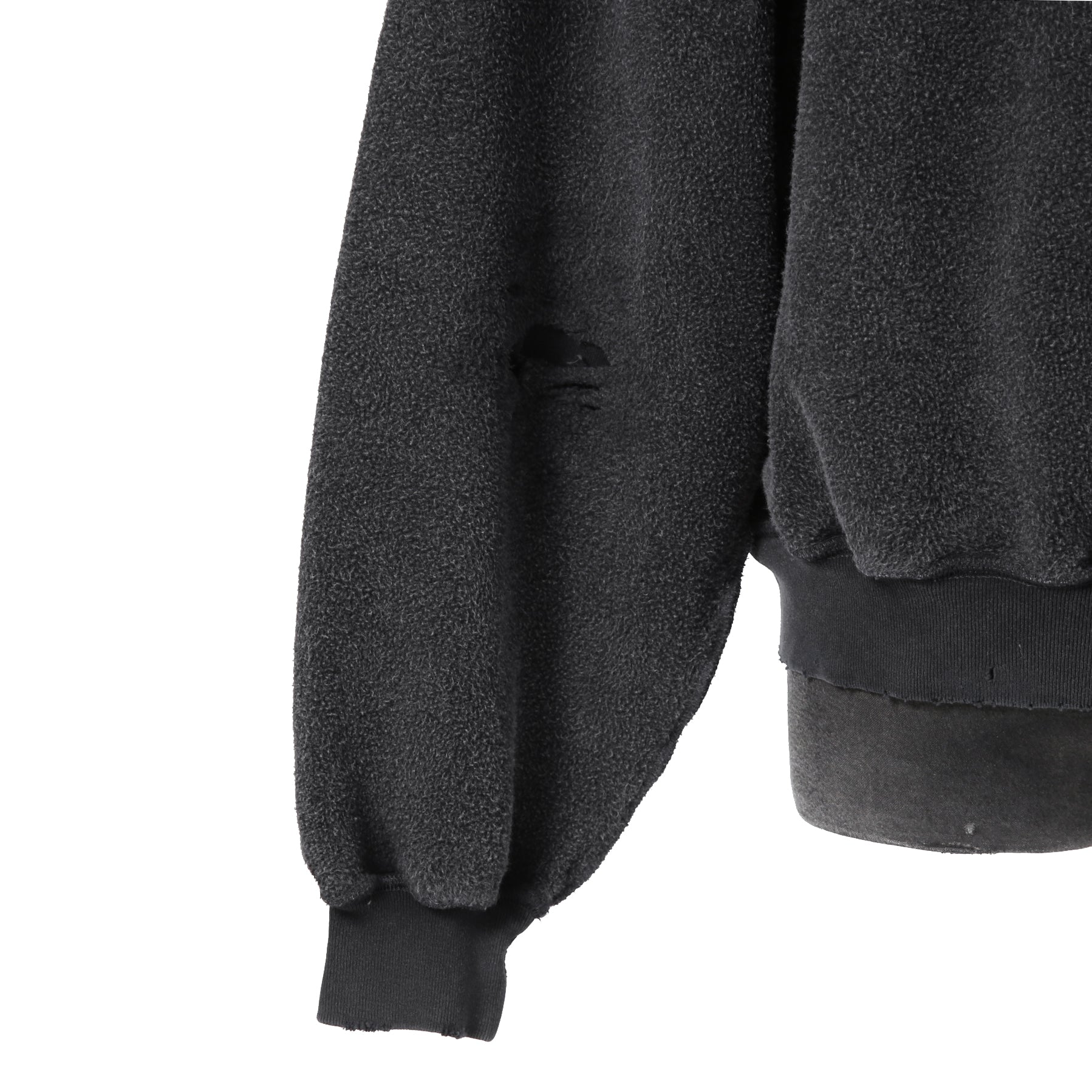 BALENCIAGA バレンシアガ / 24SS 美品 POLITICAL CAMPAIGN INSIDE-OUT ZIP-UP HOODIE / パーカー / size 2 (フェード ブラック)