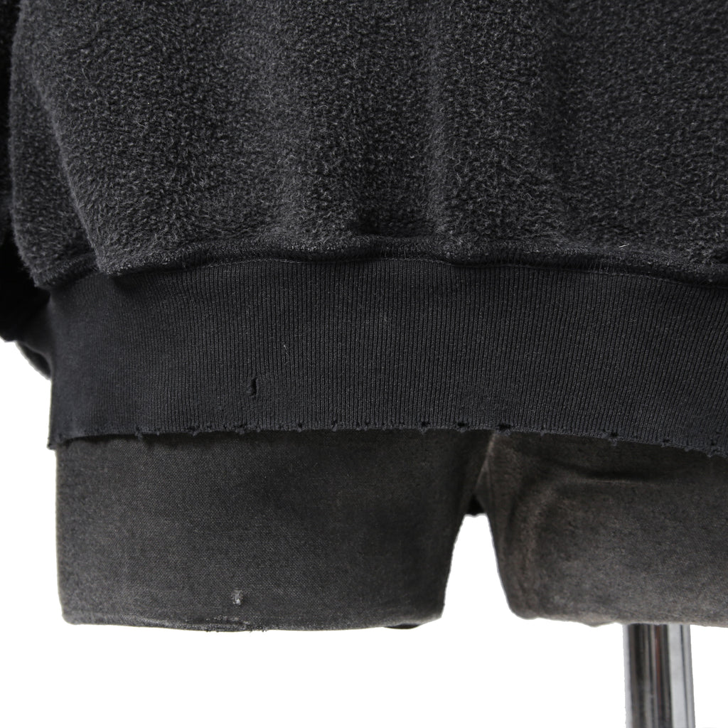 BALENCIAGA バレンシアガ / 24SS 美品 POLITICAL CAMPAIGN INSIDE-OUT ZIP-UP HOODIE / パーカー / size 2 (フェード ブラック)