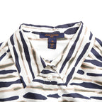 Louis Vitton ルイヴィトン / 22AW 美品 アニマルプリント 総柄 シルク 長袖シャツ / RW222J NY2 FNBL23 / size 36 (WHITE) ユニセックス