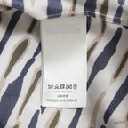 Louis Vitton ルイヴィトン / 22AW 美品 アニマルプリント 総柄 シルク 長袖シャツ / RW222J NY2 FNBL23 / size 36 (WHITE) ユニセックス