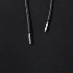 sacai サカイ / 23AW 美品 スポンジスウェット ロング フーディ / バックジップ / キャミソール付 / 23-06828 / size 3 (BLACK)