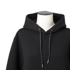 sacai サカイ / 23AW 美品 スポンジスウェット ロング フーディ / バックジップ / キャミソール付 / 23-06828 / size 3 (BLACK)