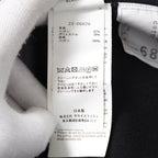 sacai サカイ / 23AW 美品 スポンジスウェット ロング フーディ / バックジップ / キャミソール付 / 23-06828 / size 3 (BLACK)