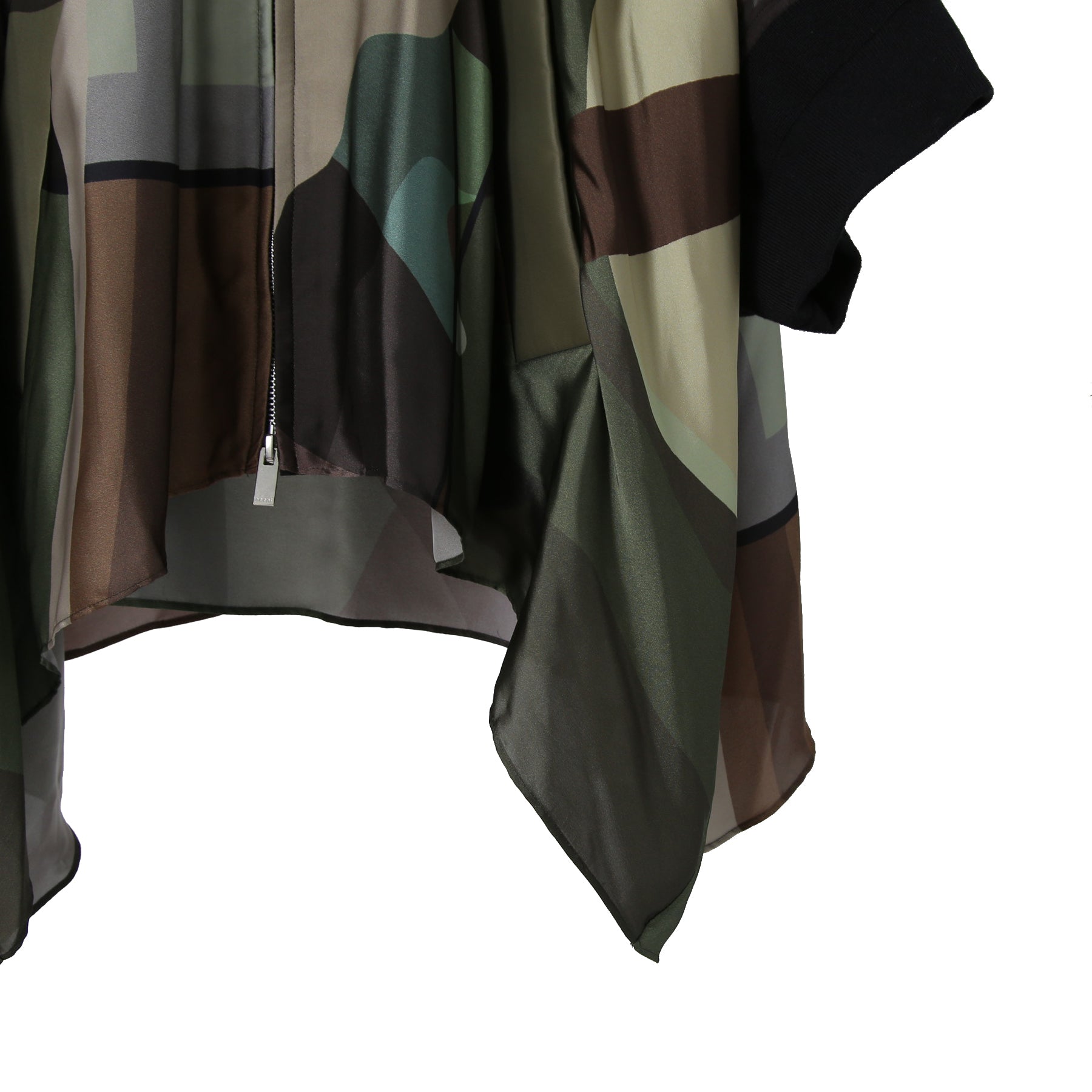 sacai x KAWSサカイ カウズ コラボ / 21SS 美品 カモフラージュ シアー ブルゾン / ジャケット / 21-05679 / size 1 (CAMO)