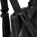 新品 LEON EMANUEL BLANCK レオンエマニュエル ブランク / GUIDI HORSE “Full grain” LEATHER / Distortion Pregnant Lady Backpack / BLACK リュック