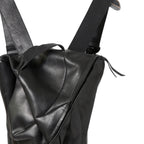 新品 LEON EMANUEL BLANCK レオンエマニュエル ブランク / GUIDI HORSE “Full grain” LEATHER / Distortion Pregnant Lady Backpack / BLACK リュック