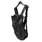 新品 LEON EMANUEL BLANCK レオンエマニュエル ブランク / GUIDI HORSE “Full grain” LEATHER / Distortion Pregnant Lady Backpack / BLACK リュック