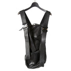 新品 LEON EMANUEL BLANCK レオンエマニュエル ブランク / GUIDI HORSE “Full grain” LEATHER / Distortion Pregnant Lady Backpack / BLACK リュック