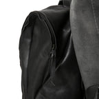 新品 LEON EMANUEL BLANCK レオンエマニュエル ブランク / GUIDI HORSE “Full grain” LEATHER / Distortion Pregnant Lady Backpack / BLACK リュック