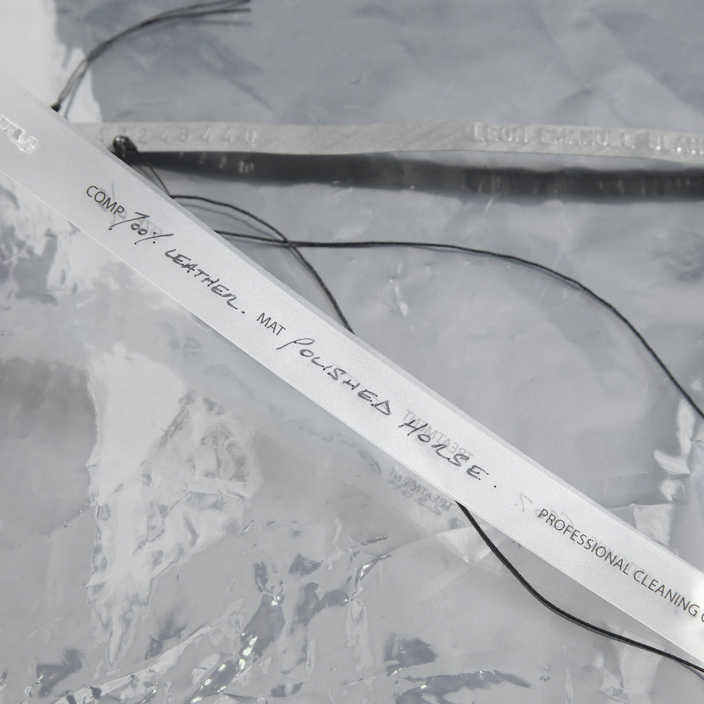 新品 LEON EMANUEL BLANCK レオンエマニュエル ブランク / GUIDI HORSE “Full grain” LEATHER / Distortion Pregnant Lady Backpack / BLACK リュック