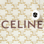 CELINE セリーヌ / ミニ バーティカル カバ / トリオンフ キャンバス カーフレザー / 2WAYバッグ / トート ショルダーバッグ / WHITE