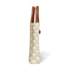 CELINE セリーヌ / ミニ バーティカル カバ / トリオンフ キャンバス カーフレザー / 2WAYバッグ / トート ショルダーバッグ / WHITE