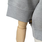 LOUIS VUITTON ルイヴィトン / 美品 21AW シグネチャー スリークオータースリーブ スウェット / シルク カシミア / size L (GRAY)