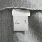 LOUIS VUITTON ルイヴィトン / 美品 21AW シグネチャー スリークオータースリーブ スウェット / シルク カシミア / size L (GRAY)