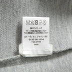 LOUIS VUITTON ルイヴィトン / 美品 21AW シグネチャー スリークオータースリーブ スウェット / シルク カシミア / size L (GRAY)