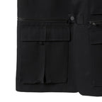 th products / 22AW 美品 ミリタリー テーラード ベスト / ウールギャバジン / 2022-JK42-M202 / size 2 (BLACK)