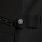 th products / 22AW 美品 ミリタリー テーラード ベスト / ウールギャバジン / 2022-JK42-M202 / size 2 (BLACK)