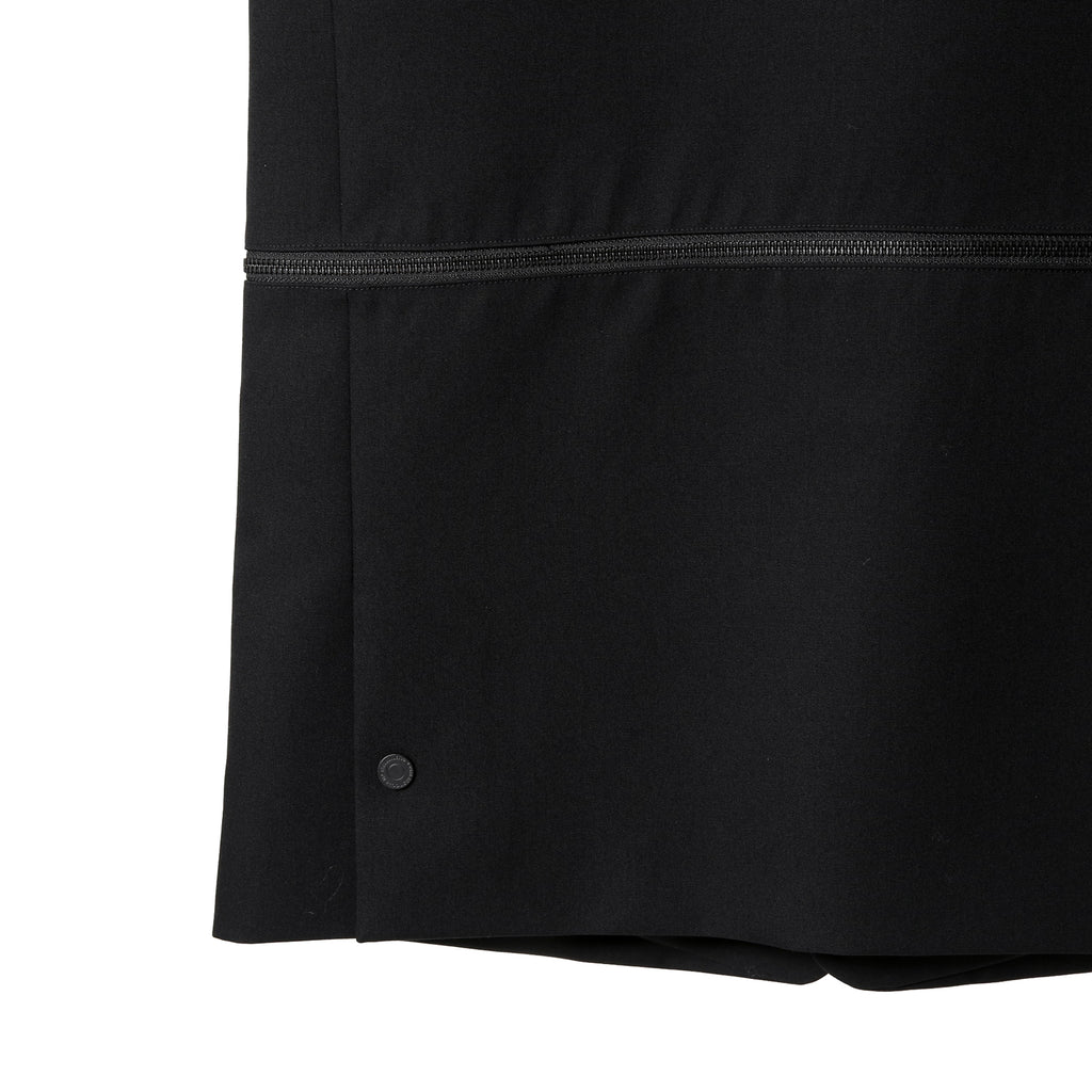 th products / 22AW 美品 ミリタリー テーラード ベスト / ウールギャバジン / 2022-JK42-M202 / size 2 (BLACK)