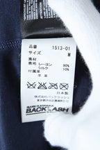 美品 イサムカタヤマバックラッシュ / レーヨン シルク ペイズリー総柄 シャツ / 1513-01 / size M (BLUE)