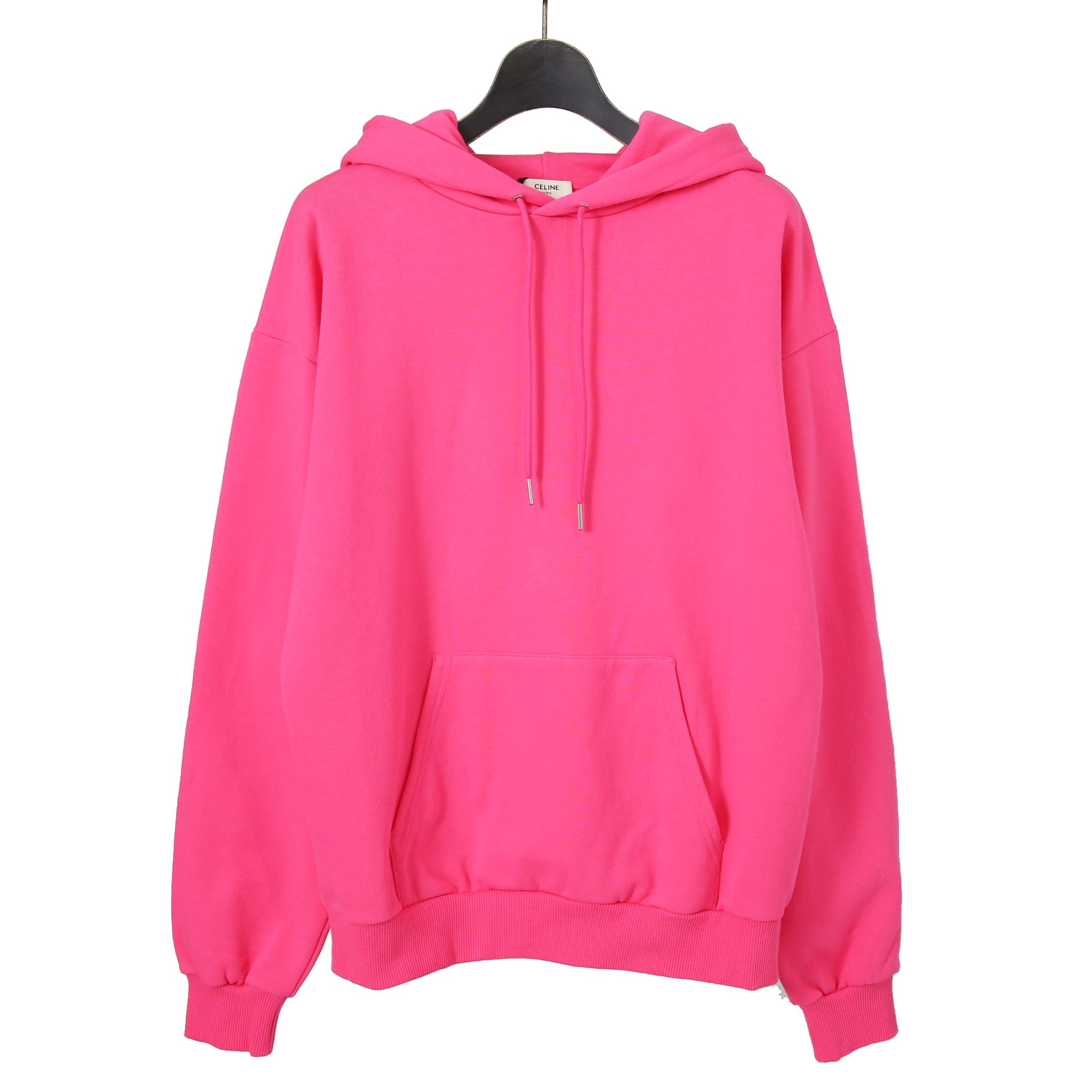 新品 CELINE セリーヌ / 21SS LOOSE HOODIE WHIT HOOD LOGO / 2Y499052H / ロゴ フード パーカー / size S (PINK)