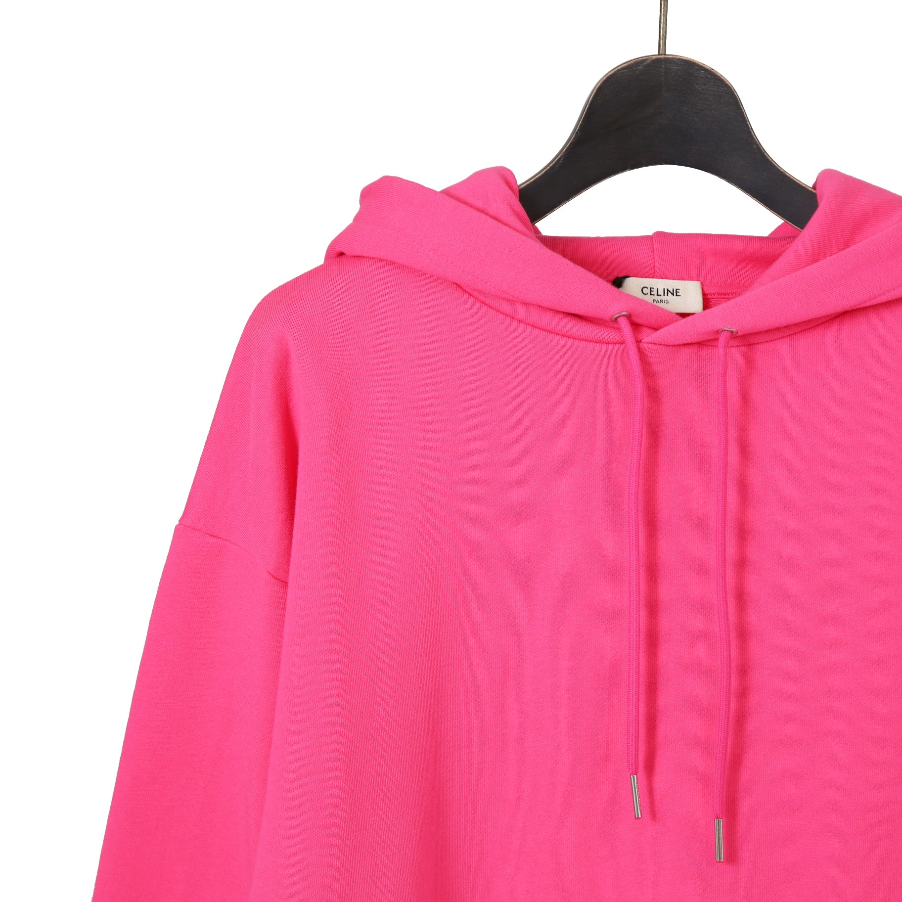 新品 CELINE セリーヌ / 21SS LOOSE HOODIE WHIT HOOD LOGO / 2Y499052H / ロゴ フード パーカー / size S (PINK)