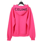 新品 CELINE セリーヌ / 21SS LOOSE HOODIE WHIT HOOD LOGO / 2Y499052H / ロゴ フード パーカー / size S (PINK)