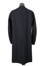 新品 incarnation インカネーション / 24AW 現行パターン WOOL LINED LAPELLESS LONG COAT size M (NAVY BLACK) T92 ウール コート