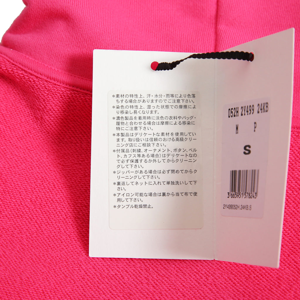 新品 CELINE セリーヌ / 21SS LOOSE HOODIE WHIT HOOD LOGO / 2Y499052H / ロゴ フード パーカー / size S (PINK)