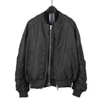 Juun.J ジュンジー / 23AW Denim Vest Detachable Nylon MA-1 Jumper / ボンバージャケット / size 46 (GREY BLACK)