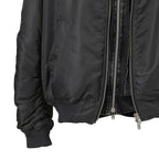 Juun.J ジュンジー / 23AW Denim Vest Detachable Nylon MA-1 Jumper / ボンバージャケット / size 46 (GREY BLACK)